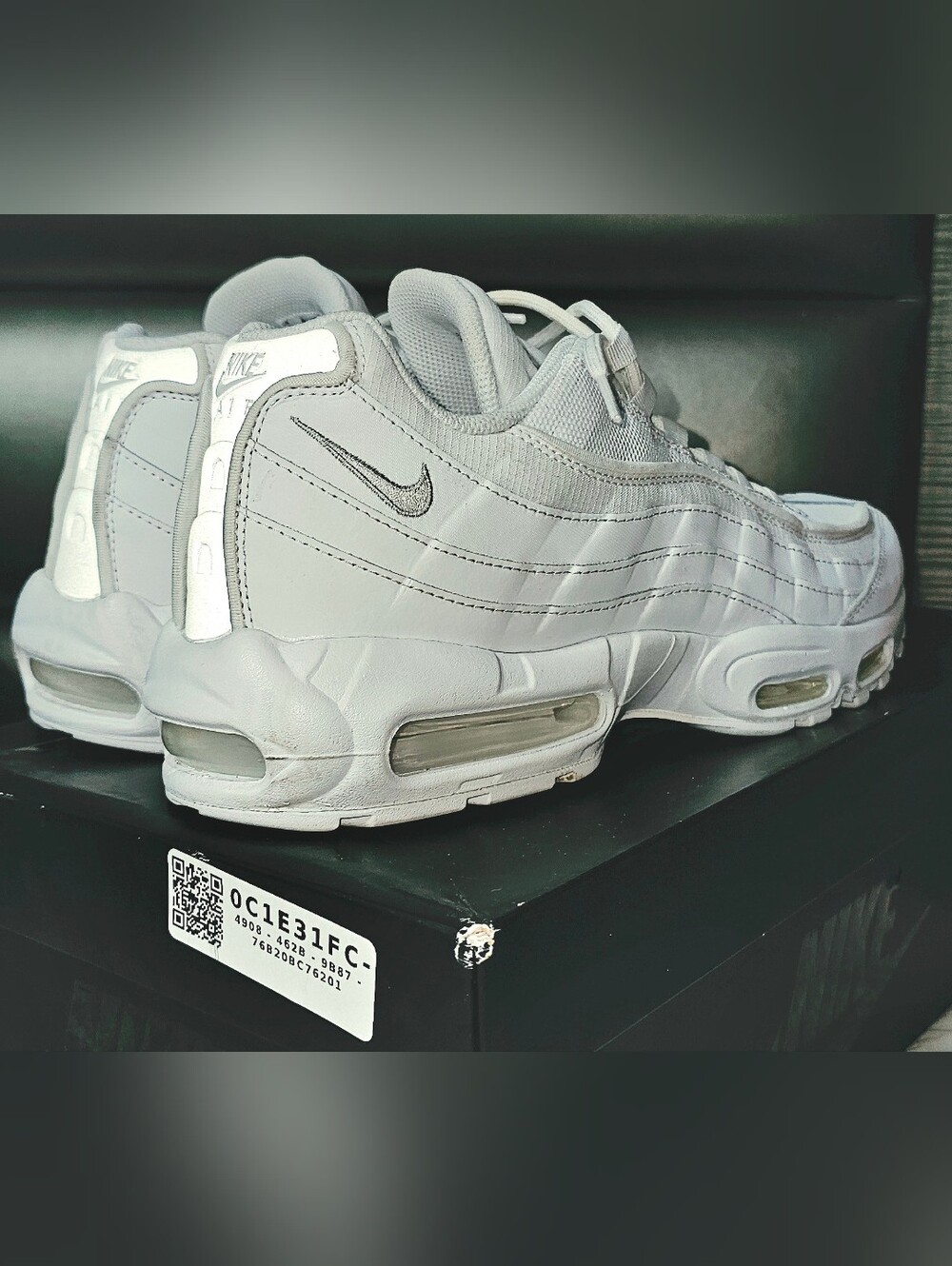 Nike Air Max 95 Sneakers Triple White Size 13